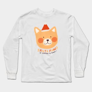 Santa Paws is Coming to Town Long Sleeve T-Shirt